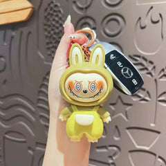 Labubu Face-Changing Mini Cartoon Keychain Toy