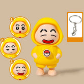 Crayon Shin-chan Face-Changing Collectible Keychain Toy