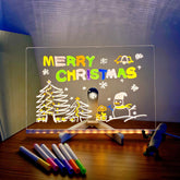 LED Acrylic Light-Up Writing Board (20x30 cm)