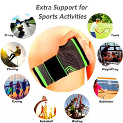 Professional Wrist Support Sleeve – Half-Finger Palm & Wrist Band