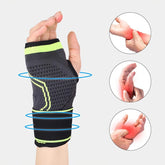 Professional Wrist Support Sleeve – Half-Finger Palm & Wrist Band