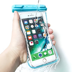 Universal Waterproof Mobile Pouch with Touch-Sensitive Window