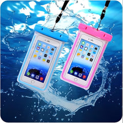 Universal Waterproof Mobile Pouch with Touch-Sensitive Window