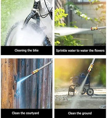 21V Cordless High-Pressure Car Wash Spray Gun | 600PSI Wireless Foam Jet Washer