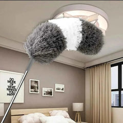 Extendable Bendable-Pole Microfiber Feather Duster for High Ceilings & Fans