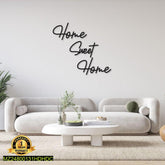 Black Wall Art “Home Sweet Home” Modern Decor