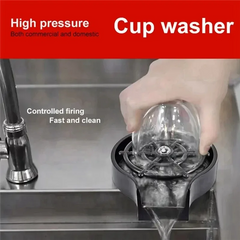 Glass Rinser & Automatic Cup Washer – High-Pressure for Kitchen Sink
