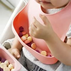 Silicone Baby Tableware Set – Bowl, Spoon, Fork, Bib & Plate