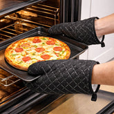Professional Heat-Resistant Quilted Oven Mitts & Gloves (Pair)