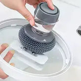 Kitchen Soap Dispensing Brush for Easy Cleaning