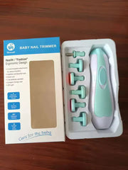 Electric Baby Nail Trimmer Set with 6 Attachments