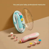 Electric Baby Nail Trimmer Set with 6 Attachments