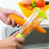 Stainless Steel Fruit Peeler with Storage Box
