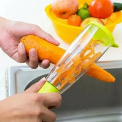 Stainless Steel Fruit Peeler with Storage Box