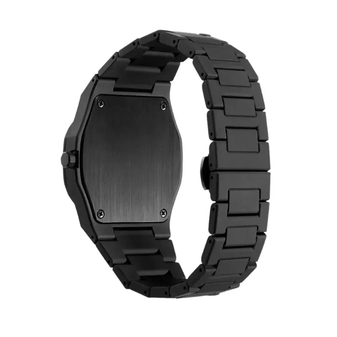 Arabic Aura Full Black Waterproof Watch - Free Delivery