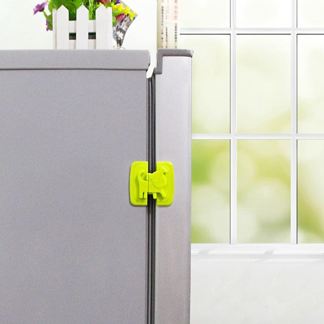 01 PCs Cute Dog Shape Cartoon Cabinet Door Child Safe Lock Refrigerator