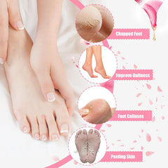 Moisturizing Silicone Gel Spa Socks for Repairing Dry Cracked Feet (Random Color)