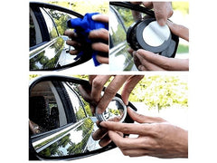 Wide-Angle Blindspot Rearview Convex Mirror (2-Pack)