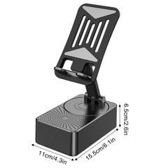 3-in-1 Foldable Desktop Phone Stand with Bluetooth Speaker