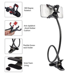 360° Rotating Flexible Bedside Mobile Phone Stand