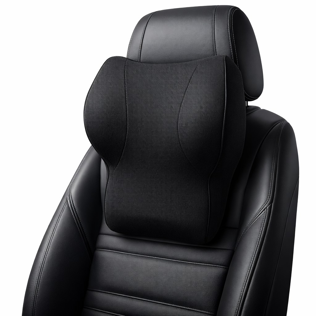 Car Neck Pillow Foam Back Rest Lumbar Cushion