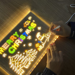 LED Acrylic Light-Up Writing Board (20x30 cm)
