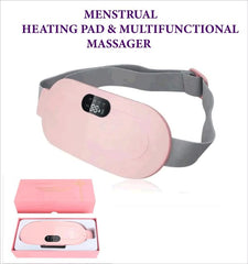 Portable Menstrual Heating Pad Belt | Electric Period Pain Relief Massager