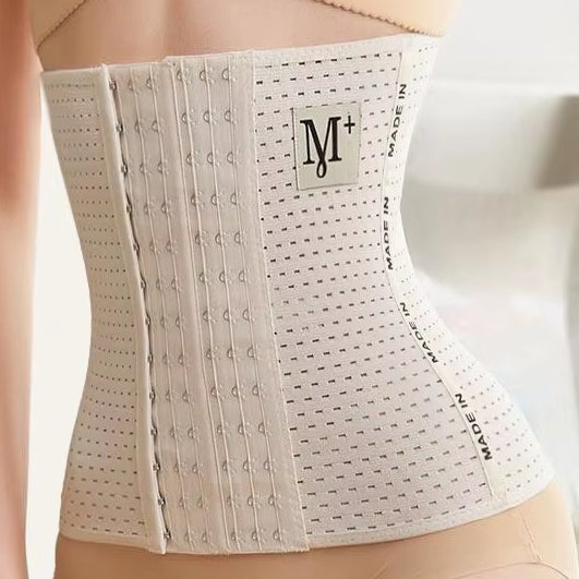 M+ High-Waist Belly Belt | 6-Hook Seamless Tummy Controller (3XL Skin)
