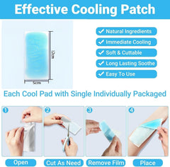 Migraine Cooling Headache Patch | Pack Of 6 Fever & Relaxation Strips