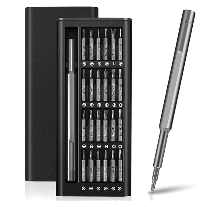 24‑in‑1 Compact Screwdriver Kit | High‑Precision Bits for Gadgets & Devices