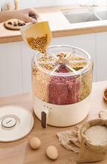 Ecoco 360° Rotating Cereal Dispenser – 10kg Multi-Grain Station
