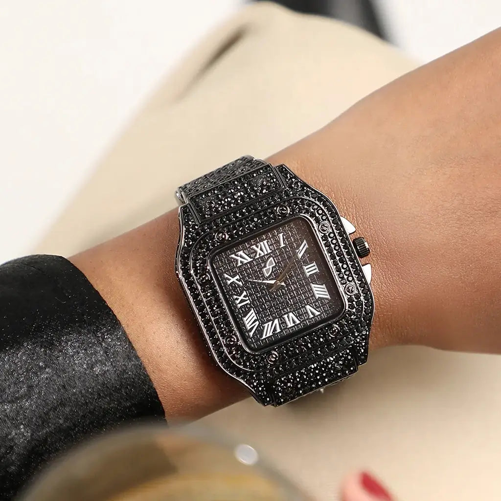 Cartier Iced Out King Watch Inspired By Karan Aujla