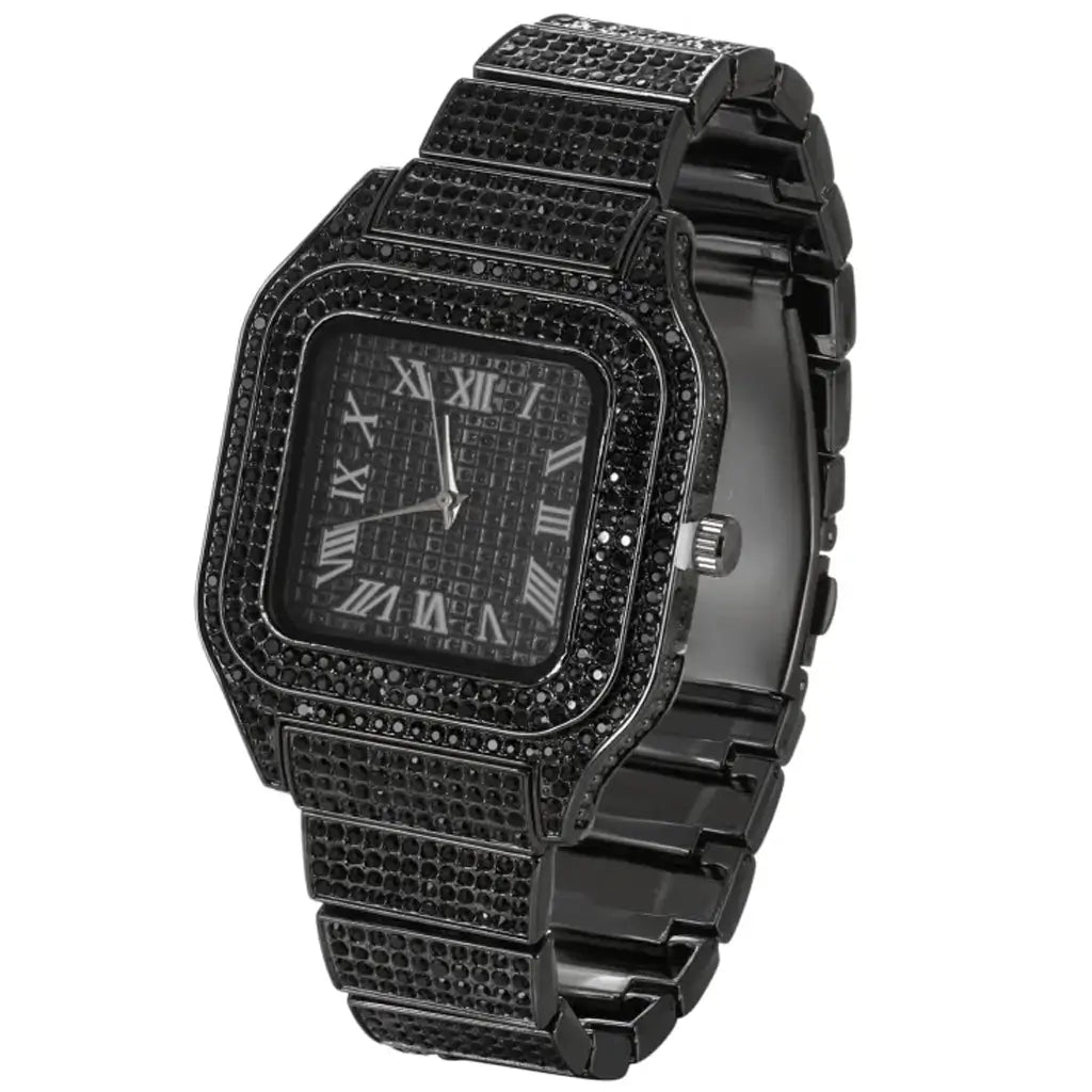 Cartier Iced Out King Watch Inspired By Karan Aujla