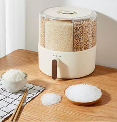 Ecoco 360° Rotating Cereal Dispenser – 10kg Multi-Grain Station