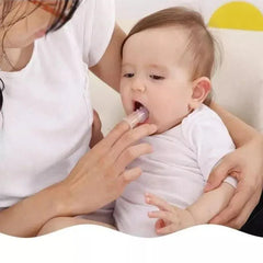 Baby Silicone Toothbrush - Soft Finger Toothbrush for Infants