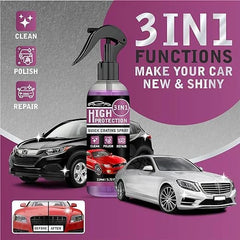Premium Quality 3 In 1 High Protection Quick Car Coating Spray 🔥| Buy 1 Get 1 Free Eshopistan