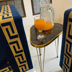 Black Gold Coffee Table 18' Stylish Modern Design