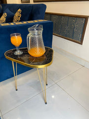 Black Gold Coffee Table 18' Stylish Modern Design