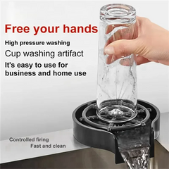 Glass Rinser & Automatic Cup Washer – High-Pressure for Kitchen Sink