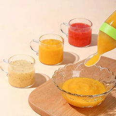 Squeeze Baby Bottle with Feeder & Training Spoon (each)