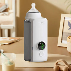 Cordless Rechargeable Travel Milk Warmer with Temperature Control