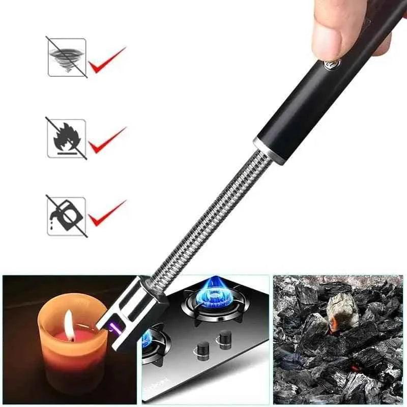 Rechargeable Electric Lighter – Flameless USB Kitchen Igniter