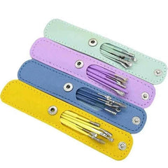 Pack of 2 Stainless Steel Ear Cleaner Tools - 6 Pieces Earpick Wax Removal Set