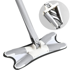 X Type Flat Floor Mop - Flexible, Easy Clean