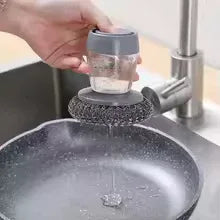 Kitchen Soap Dispensing Brush for Easy Cleaning