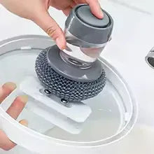 Kitchen Soap Dispensing Brush for Easy Cleaning