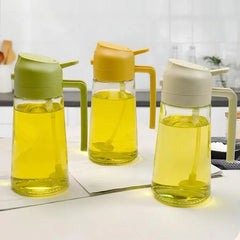 2 in 1 Leakproof Oil Dispenser Bottle for kitchen (500ML)