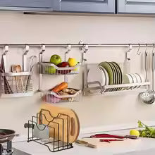 Multi-Purpose Kitchen Organizer Rack