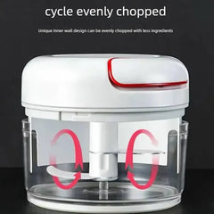 Manual Garlic Chopper with Easy Pull Mechanism