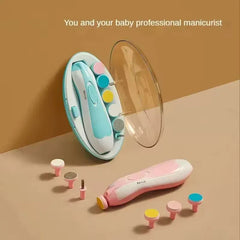 Electric Baby Nail Trimmer Set with 6 Attachments